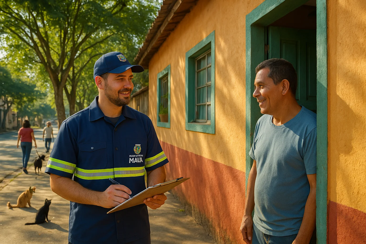 Prefeitura de Mauá faz levantamento de cães e gatos no Jardim Feital